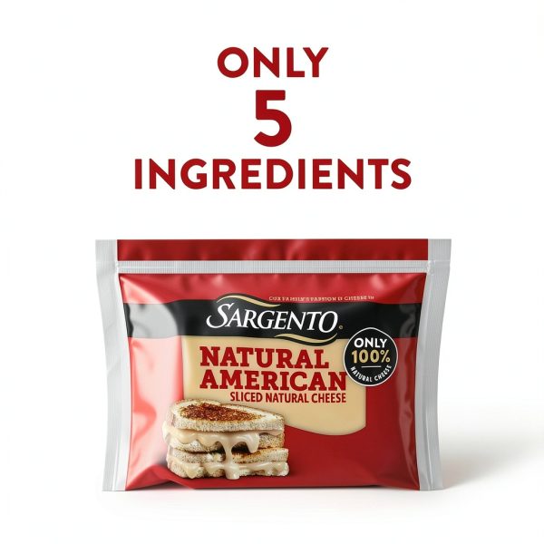 Sargento Natural American Cheese Slices 12 Count 8 oz-4