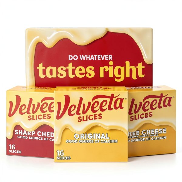 Velveeta Cheese Slices Original Pasteurized Recipe 16 Count-7