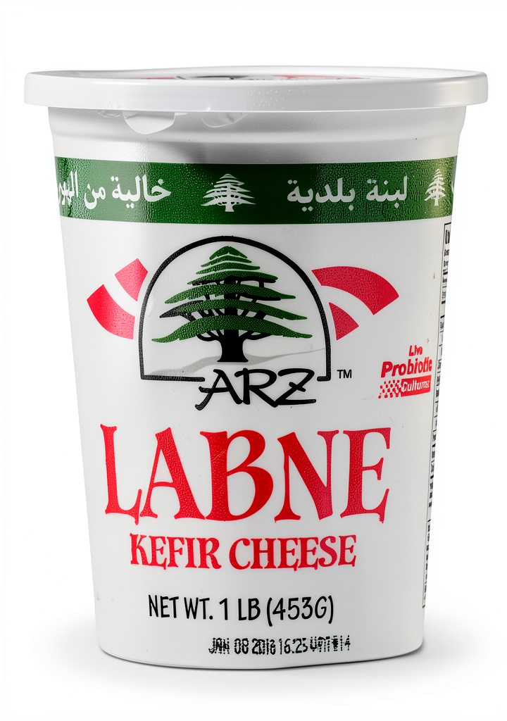 Arz American Cheese package displayed on a kitchen counter