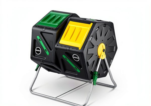Miracle-Gro Compost Tumbler Dual Chamber Steel Garden Bin-4