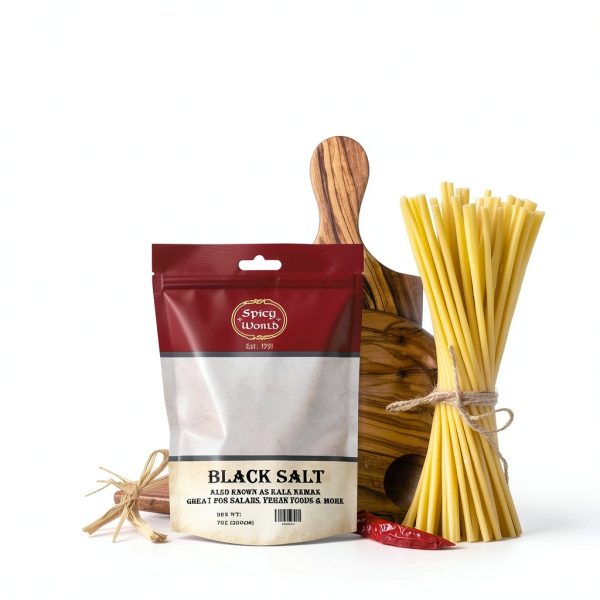 Spicy World Kala Namak Black Salt Vegan Egg Flavor Rock Salt-5
