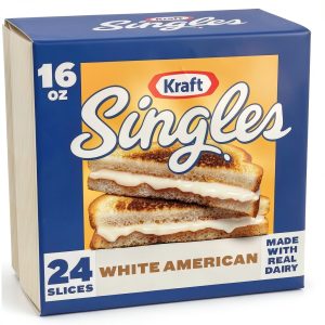Kraft Singles White American Cheese Slices Melty Dairy-0