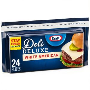Kraft Deli Deluxe White American Cheese Slices Creamy-0