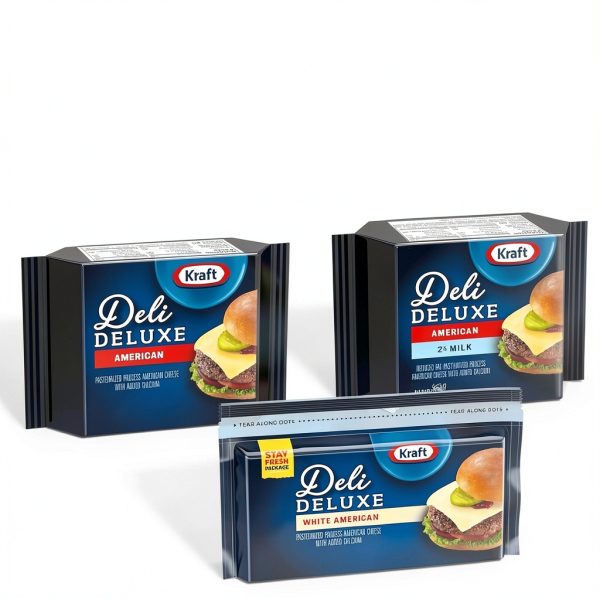 Kraft Deli Deluxe White American Cheese Slices Creamy-7