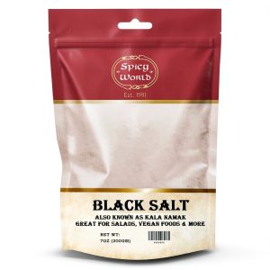Spicy World Kala Namak Black Salt Vegan Egg Flavor Rock Salt-0