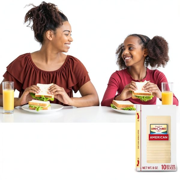 Land O Lakes American Cheese Sliced Sandwich Burger Protein-5