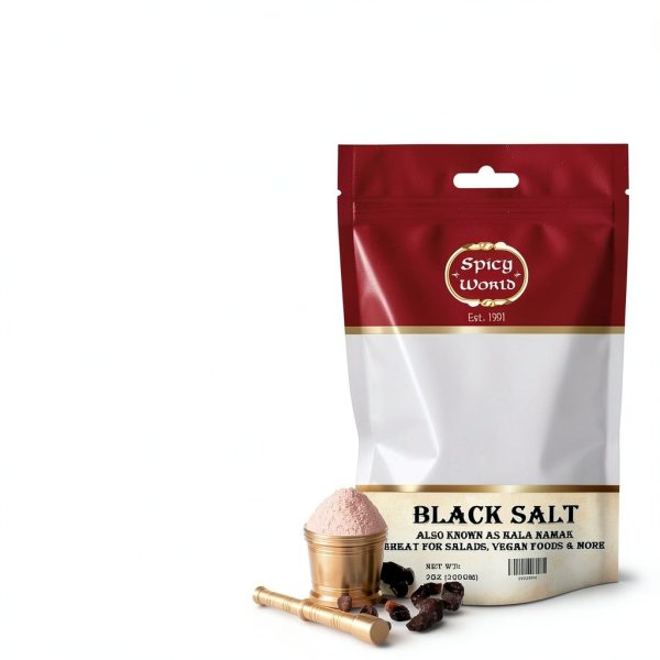 Spicy World Kala Namak Black Salt Vegan Egg Flavor Rock Salt-1