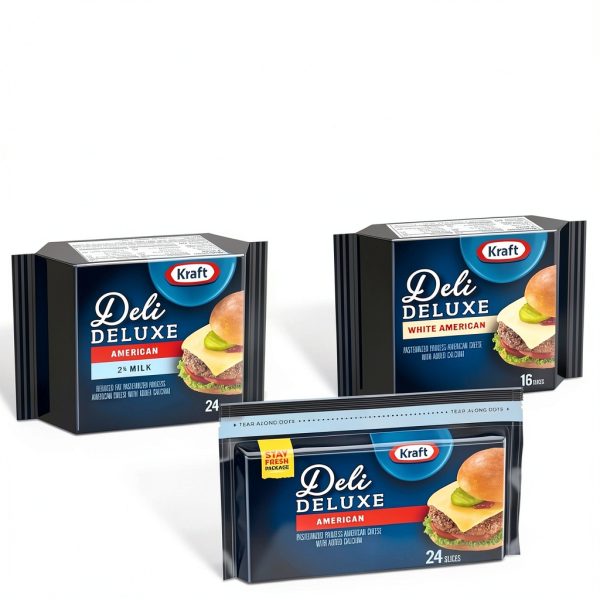 Kraft Deli Deluxe American Cheese Slices Real Dairy-8