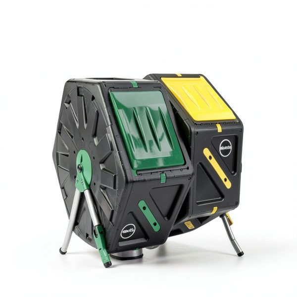 Miracle-Gro Compost Tumbler Dual Chamber Steel Garden Bin-1