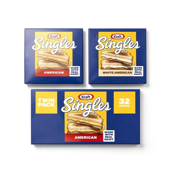 Kraft Singles American Cheese Slices Melty Dairy-8