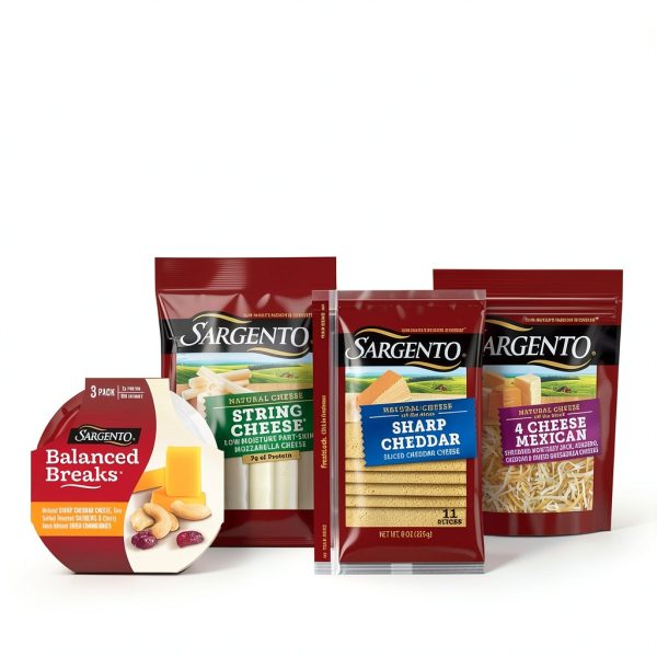 Sargento Natural American Cheese Slices 12 Count 8 oz-6
