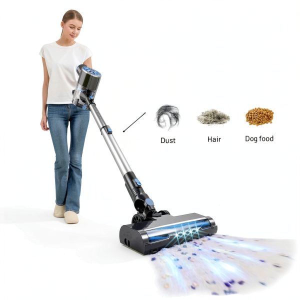 Cordless Vacuum Cleaner VIPSUN Stick 6 in 1 Self Standing LED Black-2