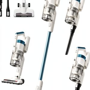Eureka RapidClean Pro NEC280TL Cordless Stick Vacuum Cleaner – Lightweight 5.3 lbs, 40-Min Runtime, LED Headlights, 3 Power Modes, Ideal for Pet Hair, Hard Floors & Carpets-0
