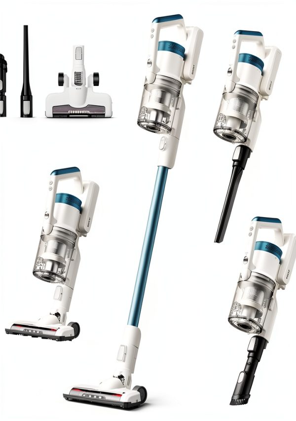 Eureka RapidClean Pro NEC280TL Cordless Stick Vacuum Cleaner – Lightweight 5.3 lbs, 40-Min Runtime, LED Headlights, 3 Power Modes, Ideal for Pet Hair, Hard Floors & Carpets-0