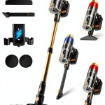 Cordless Vacuum Cleaner, 580W 48KPA 70 Mins Vacuum Cleaners for Home, Self-Standing Stick Vacuum with Touch Screen, Wall Mount Charge, Ultra High-Power Brush for Pet Hair/Plush Carpet/All Floor-0