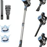Cordless Vacuum Cleaner VIPSUN Stick 6 in 1 Self Standing LED Black-0