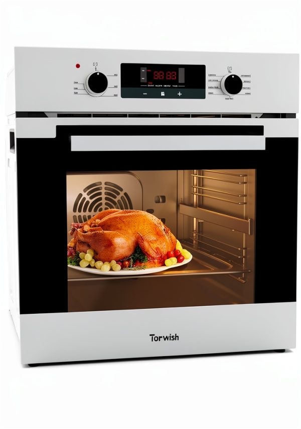 24 Inch Wall Oven by TOPWISH, Stainless Steel Electric Single Wall-0