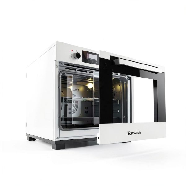 24 Inch Wall Oven by TOPWISH, Stainless Steel Electric Single Wall-3